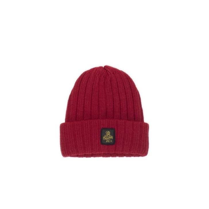 RefrigiWear Cappello Rosso con logo ricamato