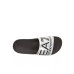 EA7 EMPORIO ARMANI CIABATTA NERO E ARGENTO 