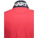 La Martina  Polo da uomo rossa Logo ricamato a contrasto