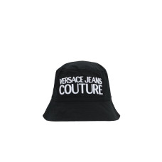 Versace Jeans Couture Cappello da Uomo Nero in cotone con Logo Versace Jeans Couture 