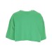Chiara Ferragni T-shirt corta Oversize a manica corta Verde con Iconica mascotte Chiara Ferragni