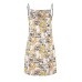 Versace Jeans Couture Abito da Donna in crepe satin Bianco/Oro