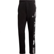 Adidas Originals Pantalone sportivo nero da uomo con bande laterali camouflage
