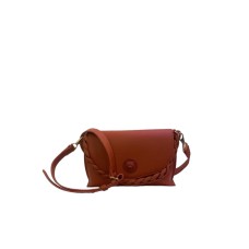 Plein Sport Borsa arancione medium a mano con tracolla regolabile, estraibile