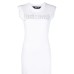 Just Cavalli Abito bianco in jersey di cotone 