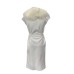 Giulia N Couture Cappotto bianco a giromanica