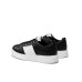Emporio Armani Sneakers da Uomo in Pelle Nera