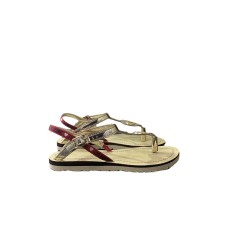 Love Moschino Sandalo oro basso da donna