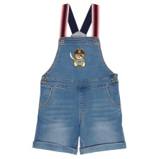 Moschino Salopette in jeans con Patch Teddy Bear