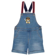 Moschino Salopette in jeans con Patch Teddy Bear