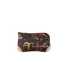 Piero Guidi Pochette Marrone con stampa Magic Circus 205M5198595