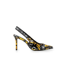 Versace Jeans Couture Décoletté Nera con stampa Baroque all over