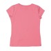 Moschino T-shirt rosa a manica corta con maxi logo