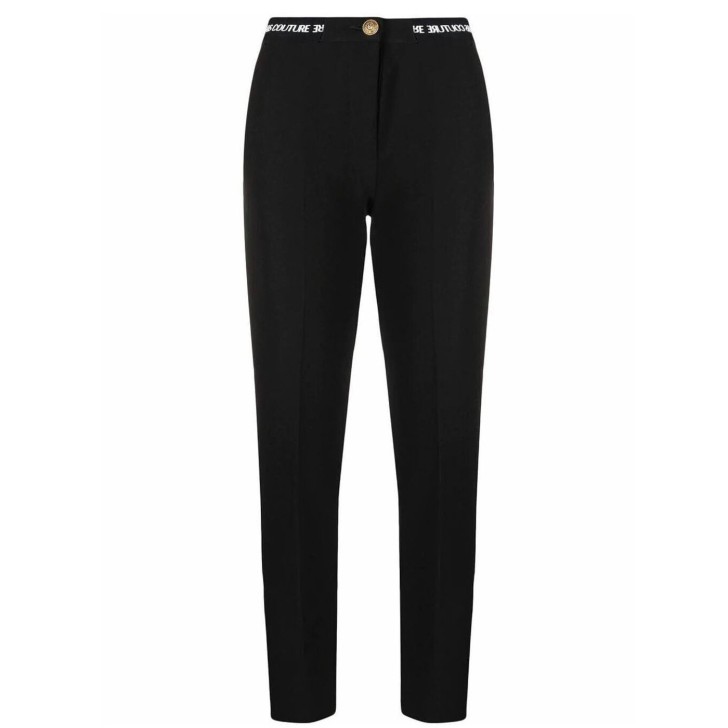 Versace Jeans Couture Pantalone Nero da Donna