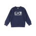 EA7 Emporio Armani Felpa Blu da Bambino 