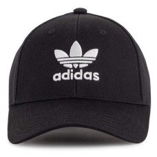 Adidas Originals Cappello Baseball Nero Unisex con logo Adidas ricamato 
