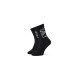 Emporio Armani set 2 paia di calze Bianche e Nere unisex realizzate in spugna di cotone con logo jacquard