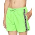 EA7 Emporio Armani Boxer da Mare Verde Fluo con logo lettering