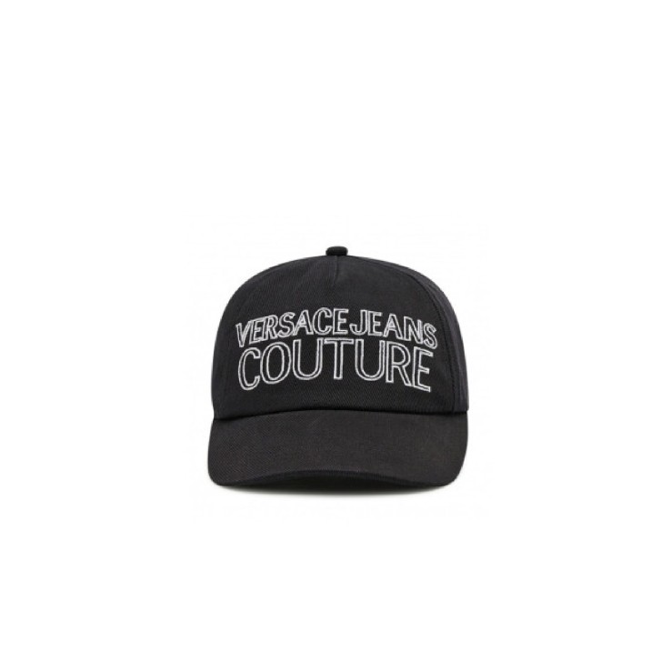 VERSACE JEANS COUTURE CAPPELLO BASEBALL UNISEX CON LOGO LETTERING WHITE