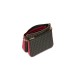 Pollini Borsa a Tracolla da Donna in Stampa Heritage Nero/Rosso con doppia pochette 