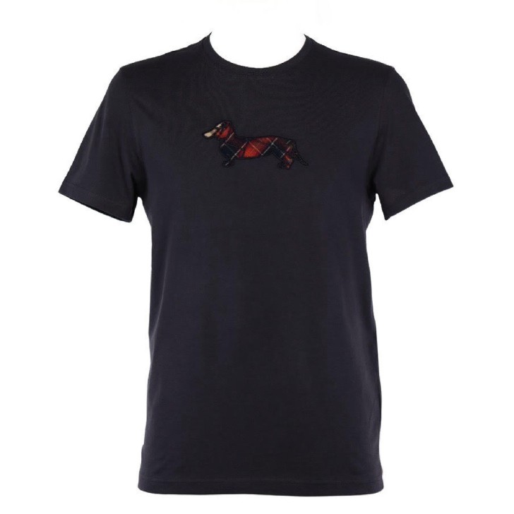Harmont&Blaine T-shirt a manica corta blu da uomo con Logo