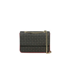 Pollini Borsa Da Donna in stampa Heritage Nero interamente logata