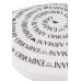 EMPORIO ARMANI BASCO WHITE IN MISTO LINO CON LOGO SNAIL EFFECT BLACK