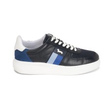 Harmont&Blaine Sneakers in Pelle Blu da Uomo