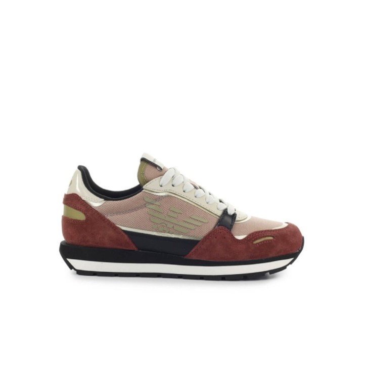 Emporio Armani Sneakers da Donna Bordeaux
