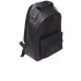 Emporio Armani Zaino Nero in pelle rigenerata con tasca in nylon con chiusura zip e maxi logo Aquila