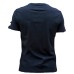 La Martina T-shirt nera da Uomo Logo a contrasto 