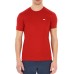 Emporio Armani T-shirt a manica corta Rossa da Uomo con logo Aquila ricamato