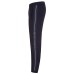 Emporio Armani Pantalone jogger blu navy in double jersey con bande laterali elastiche con logo lettering Emporio Armani