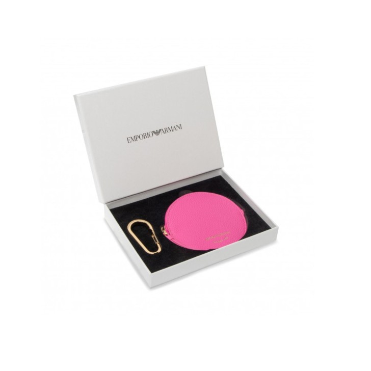 Emporio Armani Portamonete tondo Fucsia