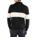 Harmont&Blaine Maglioncino bicolore da uomo con logo ricamato