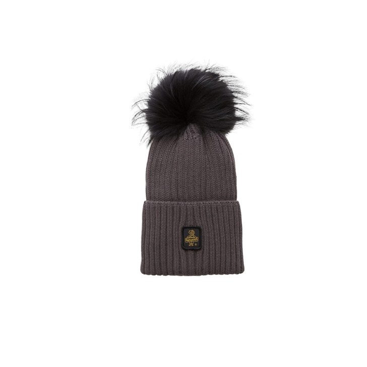 RefrigiWear Cappello grigio da donna con logo