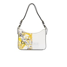 Versace Jeans Couture Borsa a Spalla da Donna Bianca con stampa Baroque 