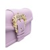 Versace Jeans Couture Borsa a Spalla da Donna Lilla con maxi fibbia logata