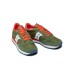 Saucony jazz Originals sneakers verde con inserti arancioni 