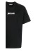 Just Cavalli T-shirt nera in jersey di cotone a manica corta con logo JUST CAVALLI 