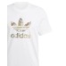 Adidas Originals T-shirt Unisex bianca con logo