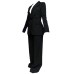 Giulia N Couture Pantalone nero 