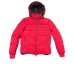Harmont&Blaine Giubbotto rosso da uomo con cappuccio logo ricamato