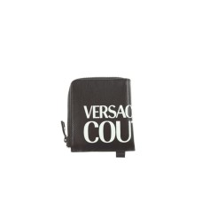 Versace Jeans Couture Porta Carte Uomo Nero Logato