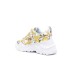 Versace Jeans Couture Sneakers Bianche in pelle da Donna con stampa Baroque all over