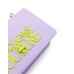 Versace Jeans Couture Borsa a spalla da Donna Lilla con effetto lucido