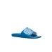 EA7 Emporio Armani Ciabatta da Uomo Azzurra con logo 