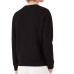 Emporio Armani Felpa Nera in double jersey con stampa logo graffito