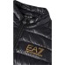 Ea7 Emporio Armani gilet nero con logo oro 