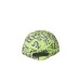 Versace Jeans Couture Cappello da Uomo Verde in cotone con stampa Logo Couture all over
